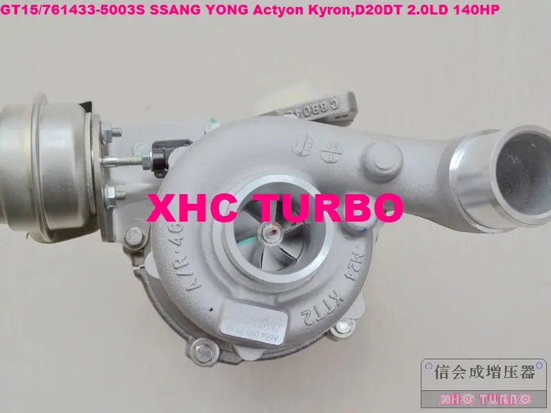 GT15/761433-5003 S A6640900880 турбо Турбокомпрессор для Ssang Yong Actyon Kyron, D20DT 2.0LD 140HP 06