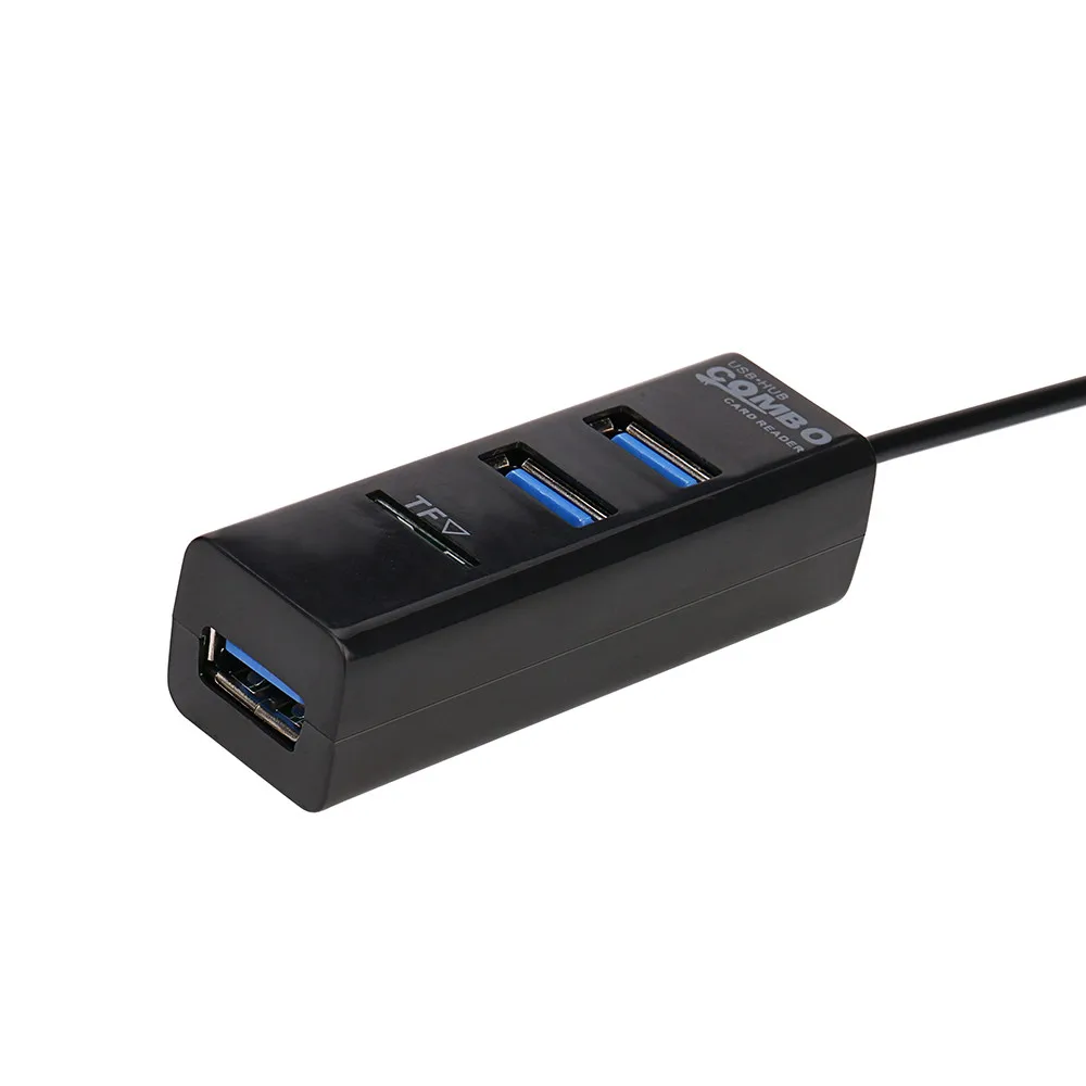2 в 1 комбинированный 3 порта USB 0 концентратор разветвитель кардридер для SD TF Micro ПК
