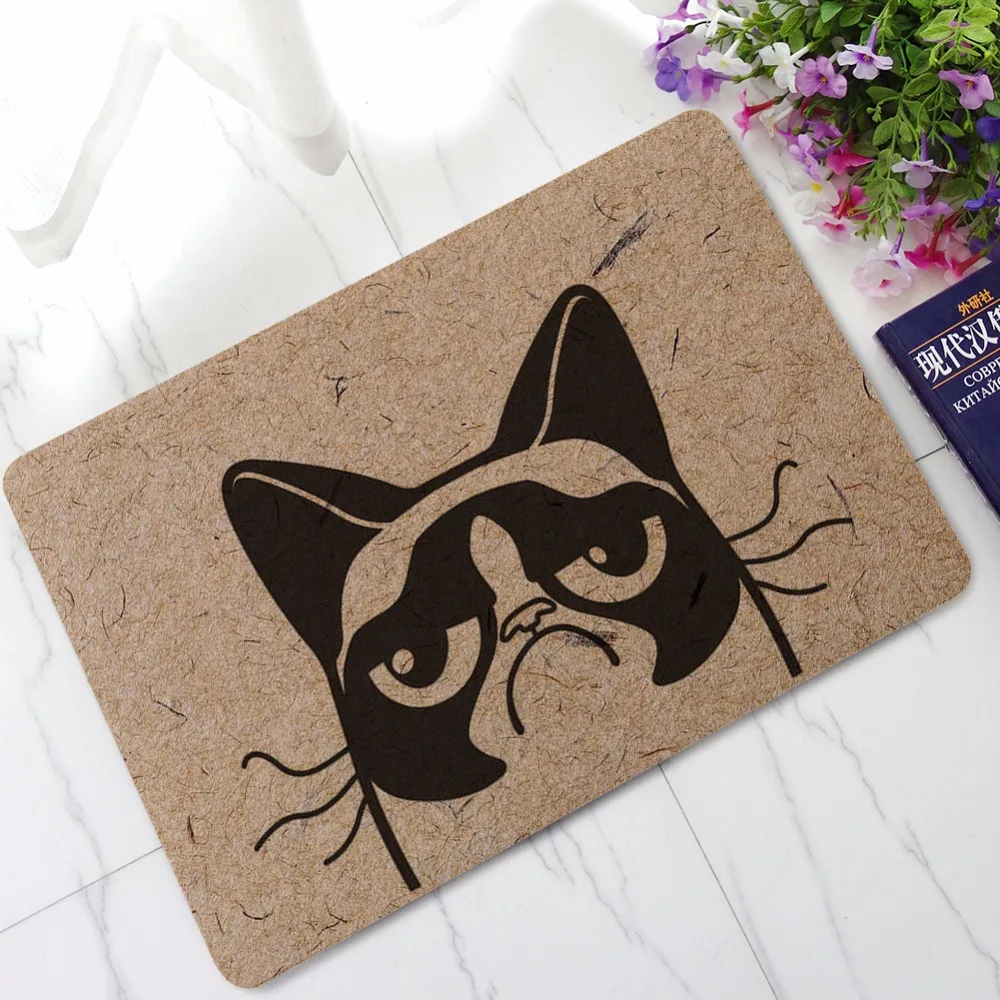 Коврик для входной двери с изображением собаки кошки животных|door mat|entrance doormatwelcome