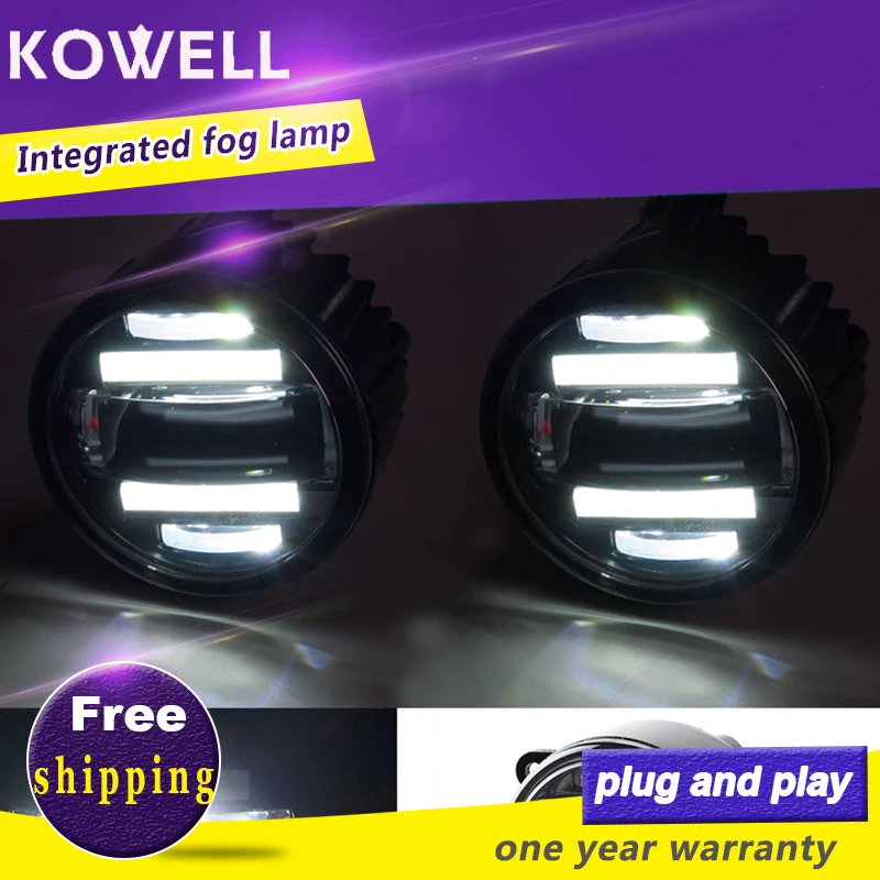 Светодиодный противотуманный фонарь KOWELL для toyouta prius yaris avalon previa reiz дневные