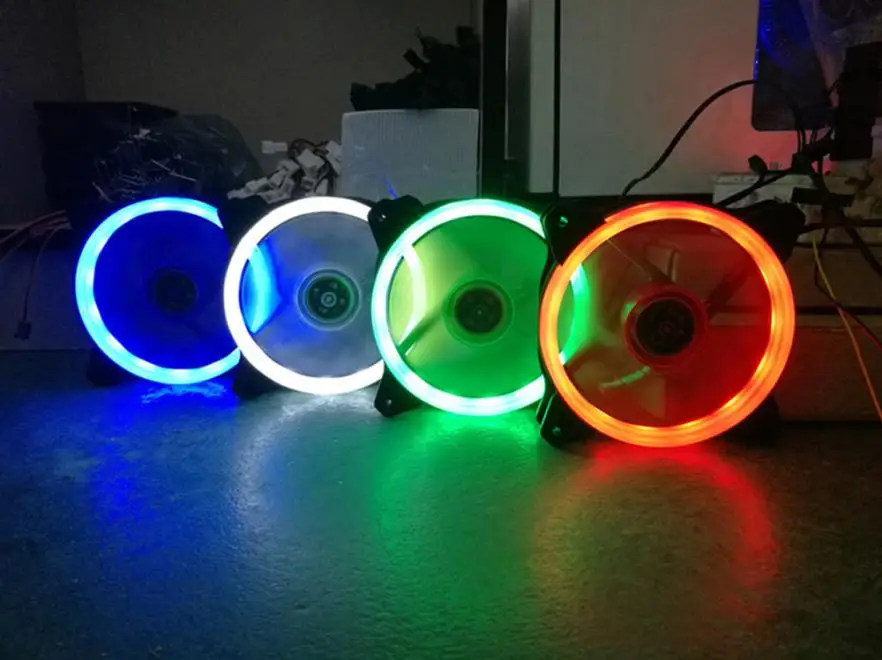120 мм 120x120x25 12 В DC бесщеточный ПК чехол Вентилятор охлаждения 1200PRM AU03 Прямая