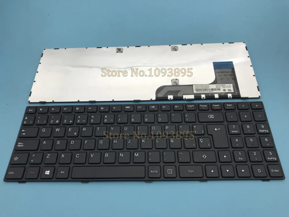 Клавиатура Lenovo Ideapad 100-15 100-15IBY 100-15IB для ноутбука новый короткий кабель с испанской