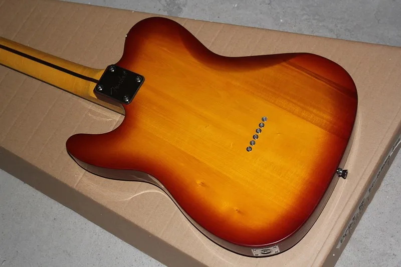 Высокое качество клен шеи American Винтаж ❢ Telecaster Custom Shop гитары Sunburst белый жемчуг