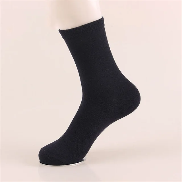 PEONFLY Бизнес Для мужчин Носки harajuku calcetines hombre однотонный классический носок