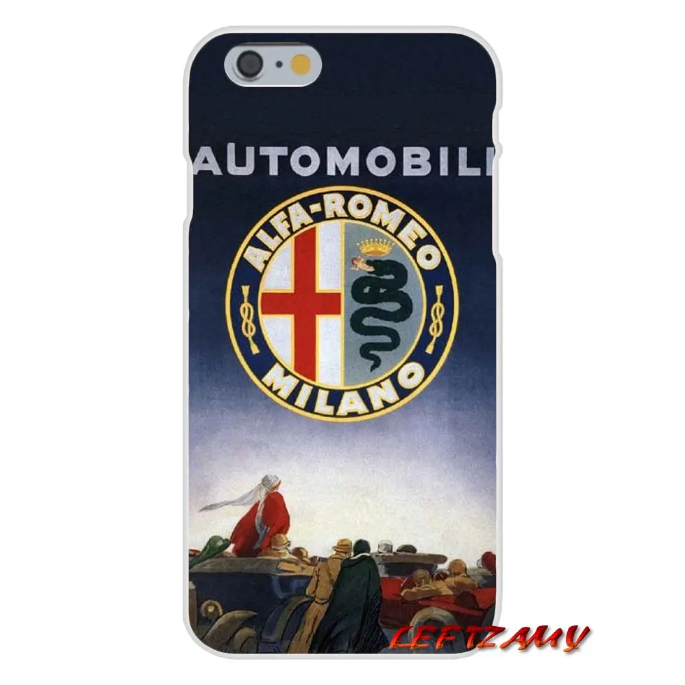 Аксессуары чехлы для телефонов iPhone X 4 4S 5 5S 5C SE 6 6S 7 8 Plus логотип Alfa Romeo | Мобильные