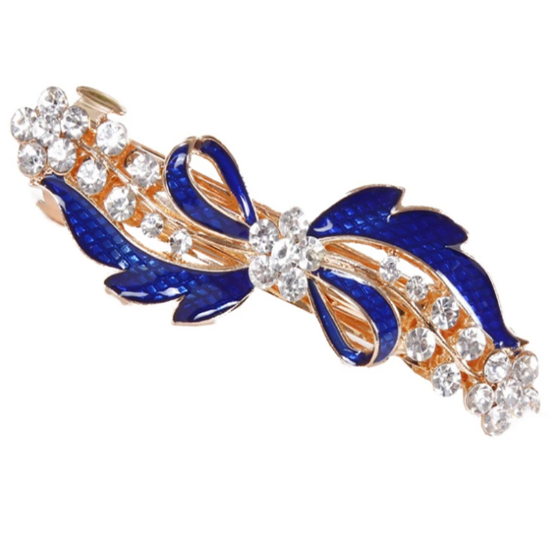 Vogue со стразами и бантом заколки шпильки Головные уборы зажим для волос Обувь