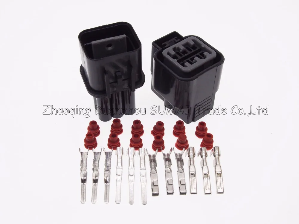 6 контактный разъем для автомобильной лампы автомобильный водонепроницаемый