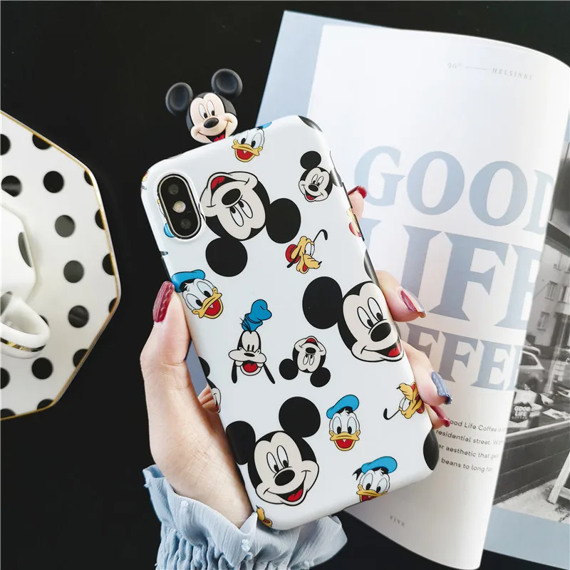 3D Toy Totoro Cow Phone Case For iPhone XS Max XR 6 6S 7 8 Plus X 5 5S SE Back Cover Fashion Lovely Cartoon Cases Luxury Capa |
