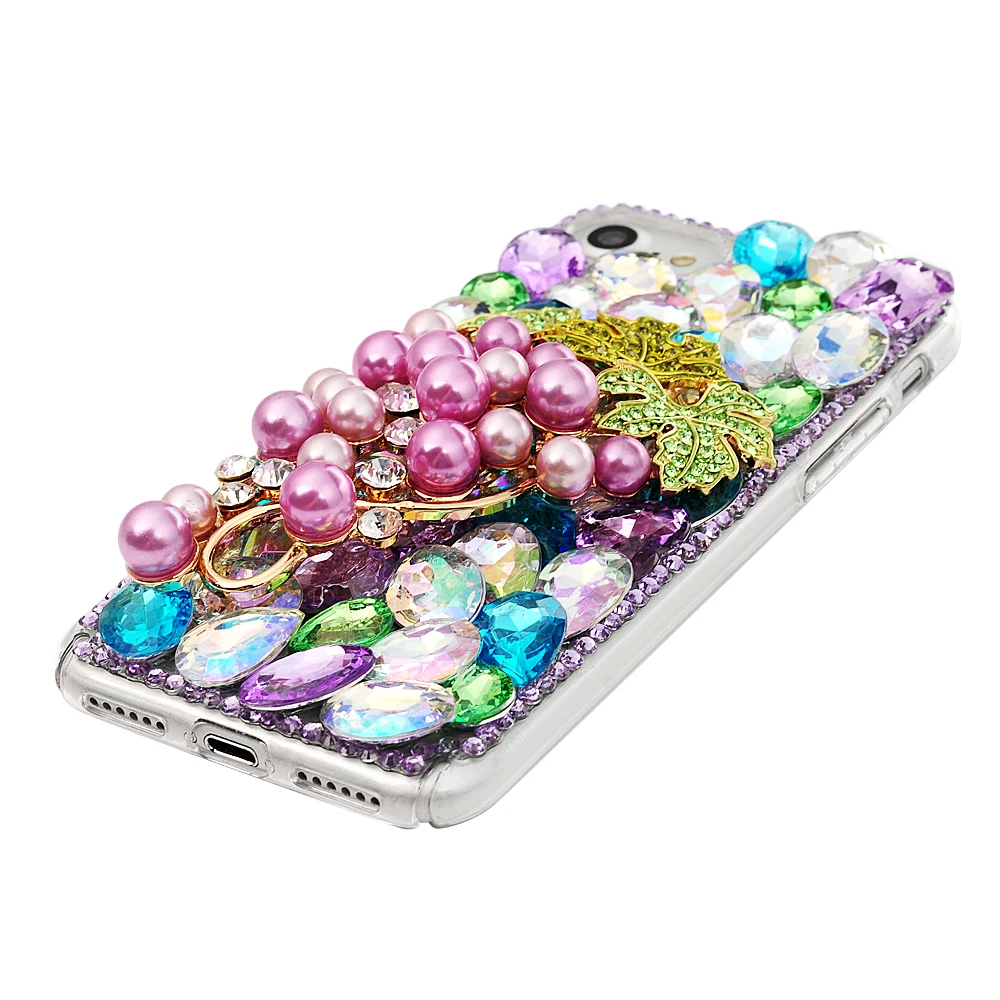 TURATA Алмазный чехол для iPhone X 5 5S SE 6 S 7 8 Plus Bling 3D ручной работы защитный жесткий