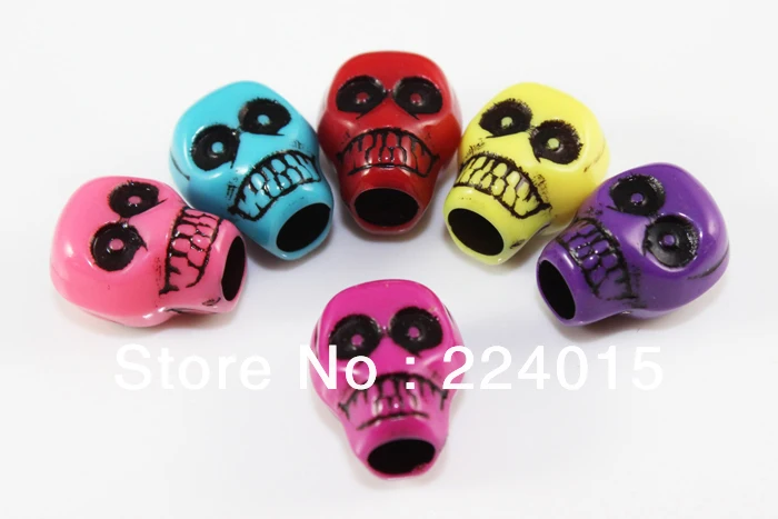 Акриловые шарики-разделители с большим отверстием для создания ожерелий и