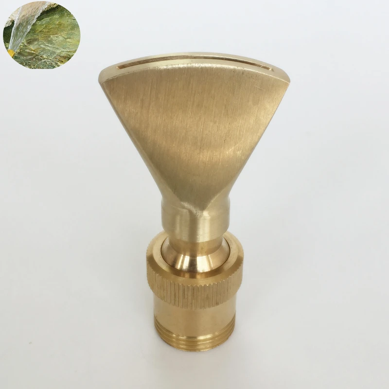 Форсунки для струйных фонтанов 1/2 "DN15 3/4" DN20 латунные в форме вентилятора | Дом