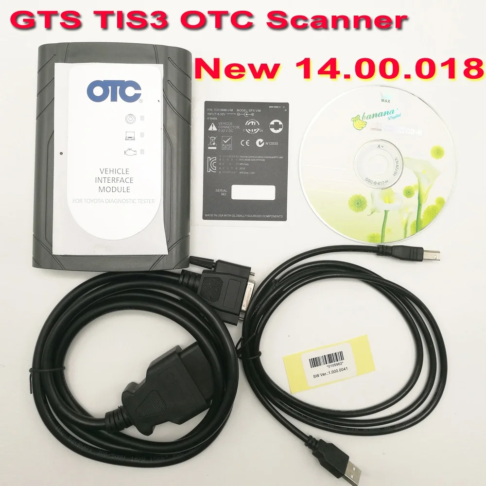 New For TOYOTA OTC Latest V17.00.020 Global Techstream GTS OBD Scanner Toyota IT3 update it2 |