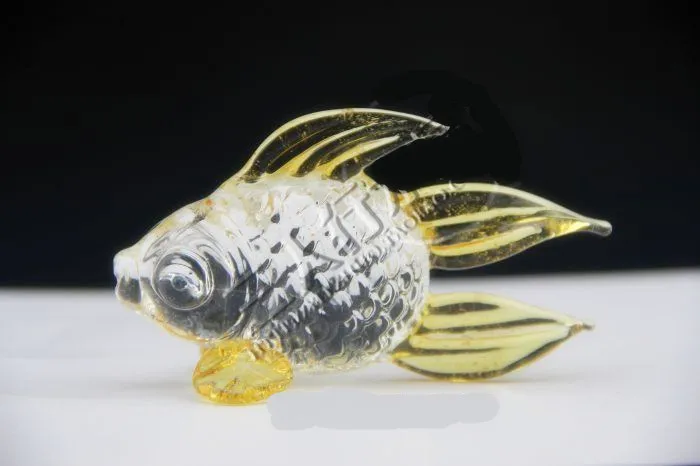 Crystal fish glass bead counter decoration gift furnishing articles mobile photography decor items | Дом и сад