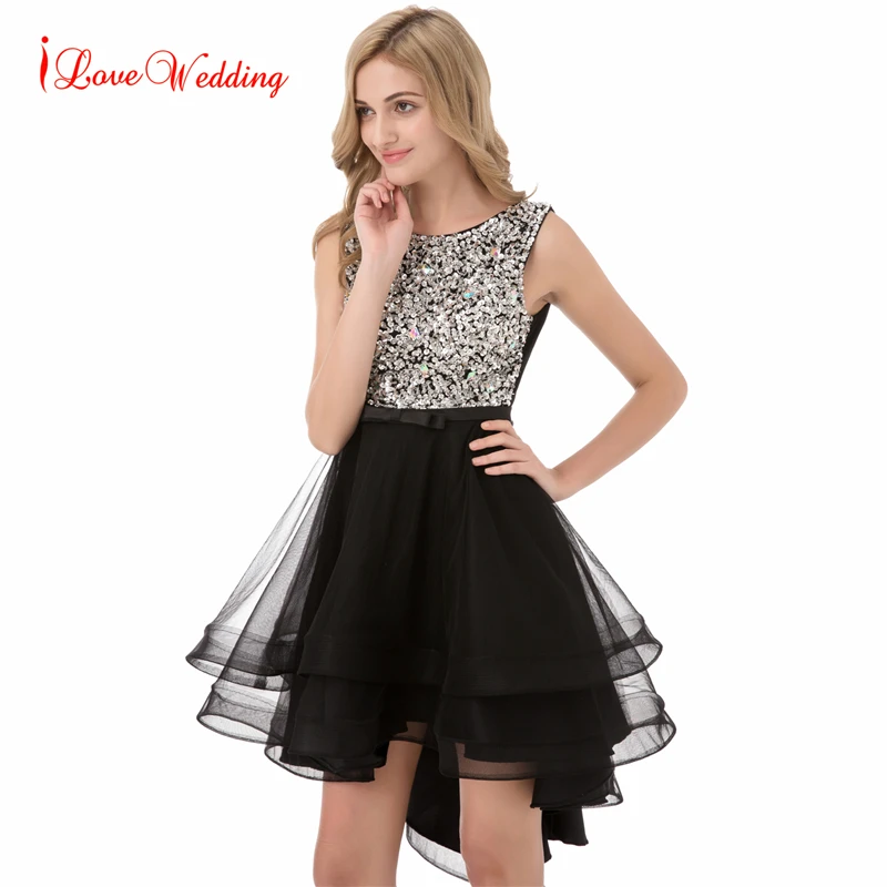 Новые черные короткие платья для выпускного вечера платье коктейльной вечеринки