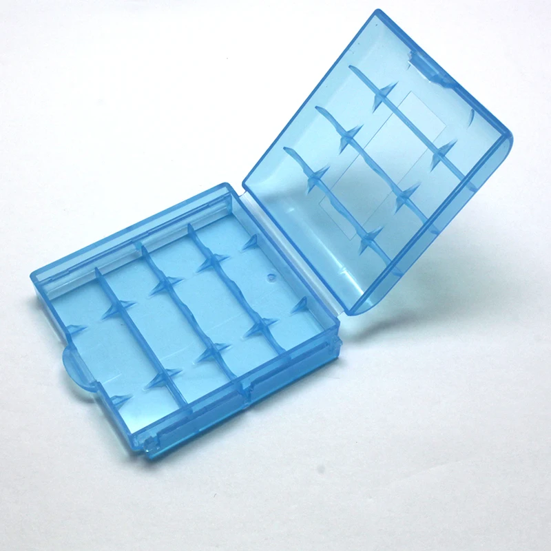 2 шт./лот мини портативный пластиковый корпус для батарей контейнер хранения AAA/AA