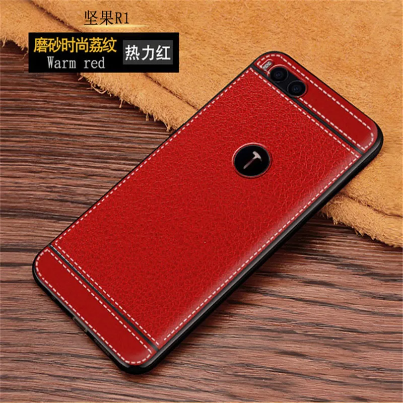 Для Smartisan Nut R1 роскошный кожаный текстурный ударопрочный чехол для телефона