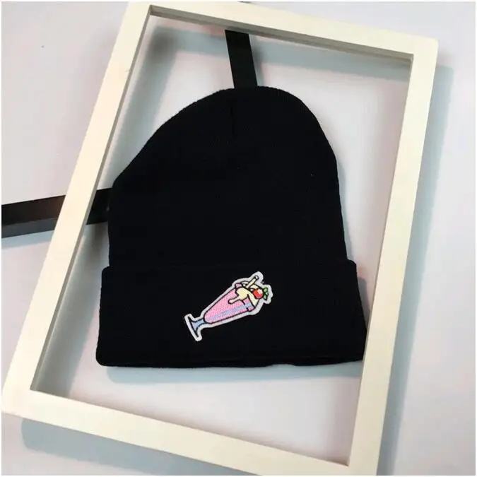 2017 Корейская шерстяная шапка с мультяшным рисунком зимняя теплая Модная для