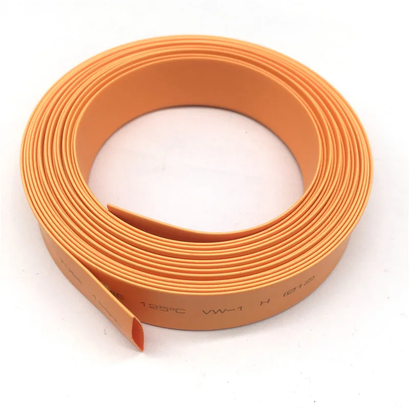 orange 2MM Polyolefin Shrinking Assortment Ratio 2:1 Heat Shrink Tube Wire Cable Insulated Sleeving Tubing - Цвет: orange