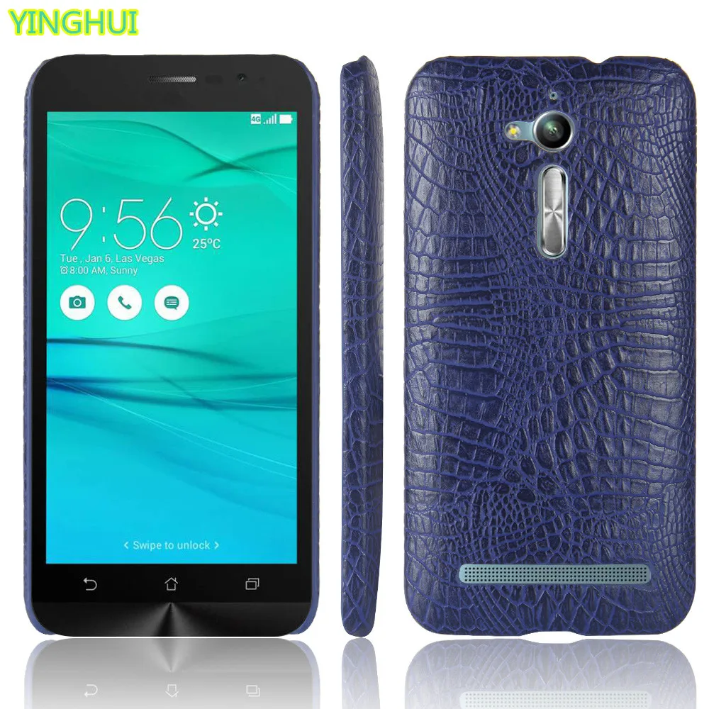 Для Asus ZenFone GO ZB500KL 5 0 дюймов чехол для телефона роскошный защитный из крокодиловой