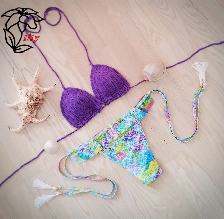 Riseado Высокой Талией Женщин Купальники Новый 2017 Рюшами Vintage Bikinis Купальник Бинты