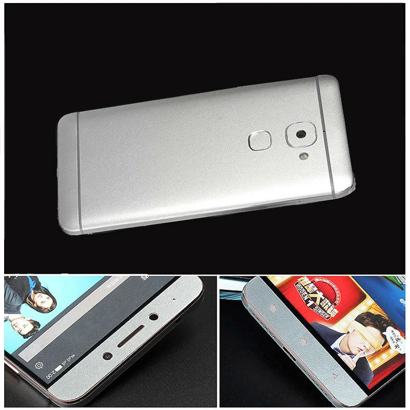 Fashion Ultra Thin Front Back Body Candy Color Metal Decals Drawing Ice Sticker Protect Cover For Letv LeEco Le 1S 2 Pro Max |