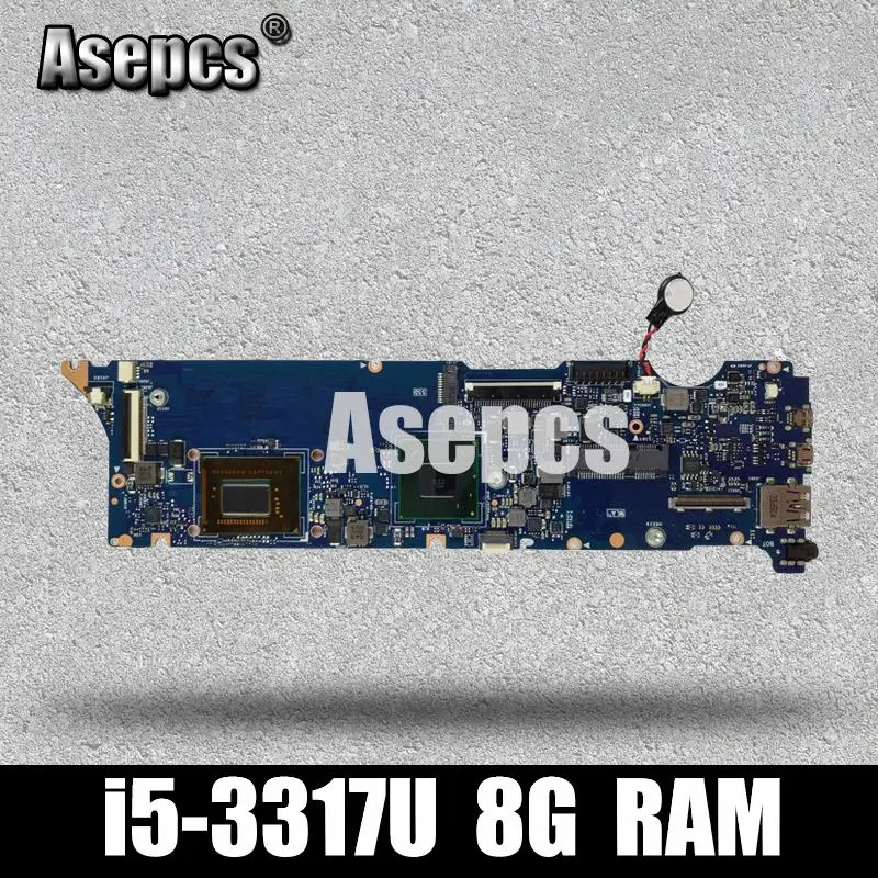 Asepcs UX31A2 материнская плата для ноутбука For Asus UX31A UX31 тест оригинальная 8G RAM i5 3317U