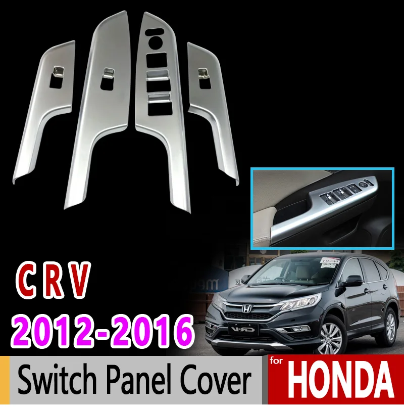 Для Honda CRV CR V 2012 2013 2014 2015 2016 хром переключатель Панель крышка Роскошные Высокое