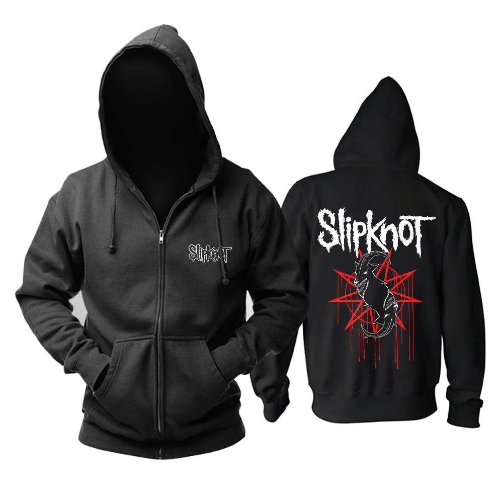 17 видов мультфильмов slipknot хлопок милые мягкие теплые рок толстовки с капюшоном оболочки куртка hardrock панк тяжелый металл молния Толстовка Череп - Цвет: 14