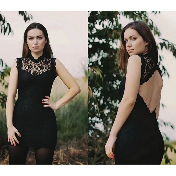 Сексуальная спинки свободного покроя платье европейский американский мода