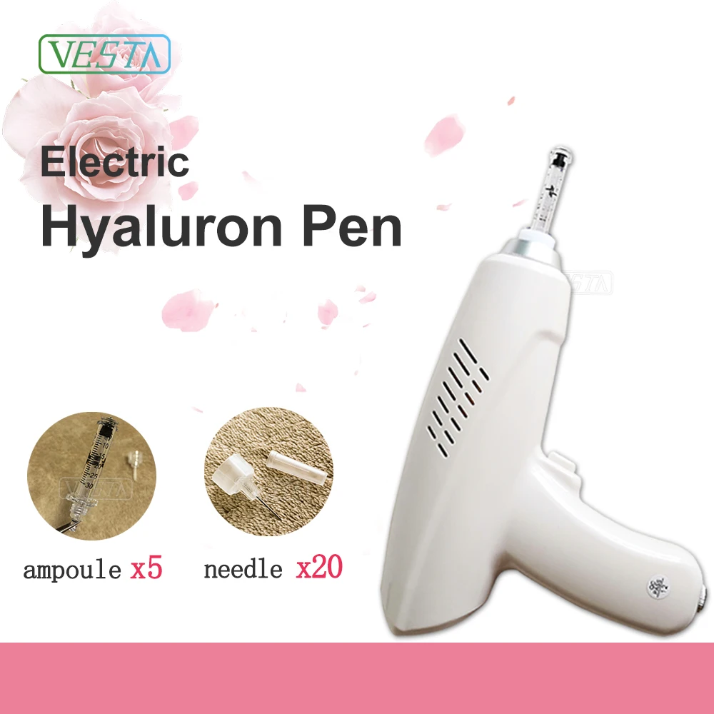 White 0.3ml-2 Vesta Горячая гиалуроновая инъекционная Ручка иглы бесплатно для инъекции кислоты для наполнителя губ и морщин - Номер модели: White 0.3ml-2