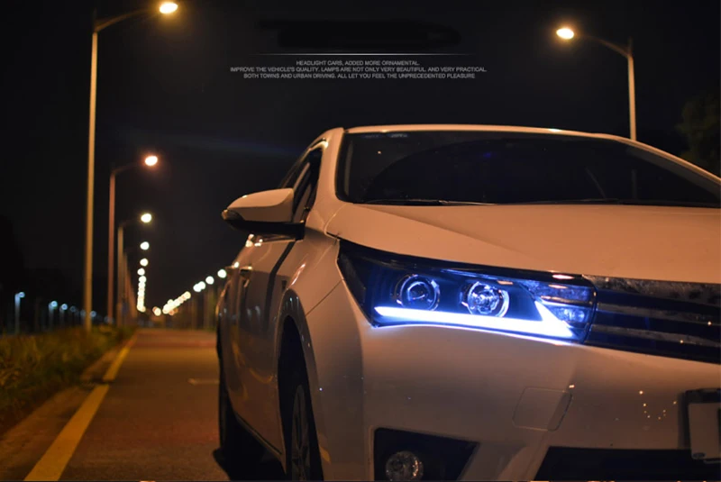 Фары для Toyota Corolla фары в сборе для Lexus style
