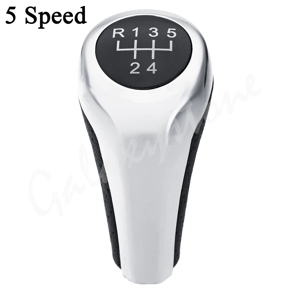 5 Speed 6 Car Gear Shift Knob For BMW 1/3/5/6 Series X1 X3 X5 Matte Silver | Автомобили и мотоциклы