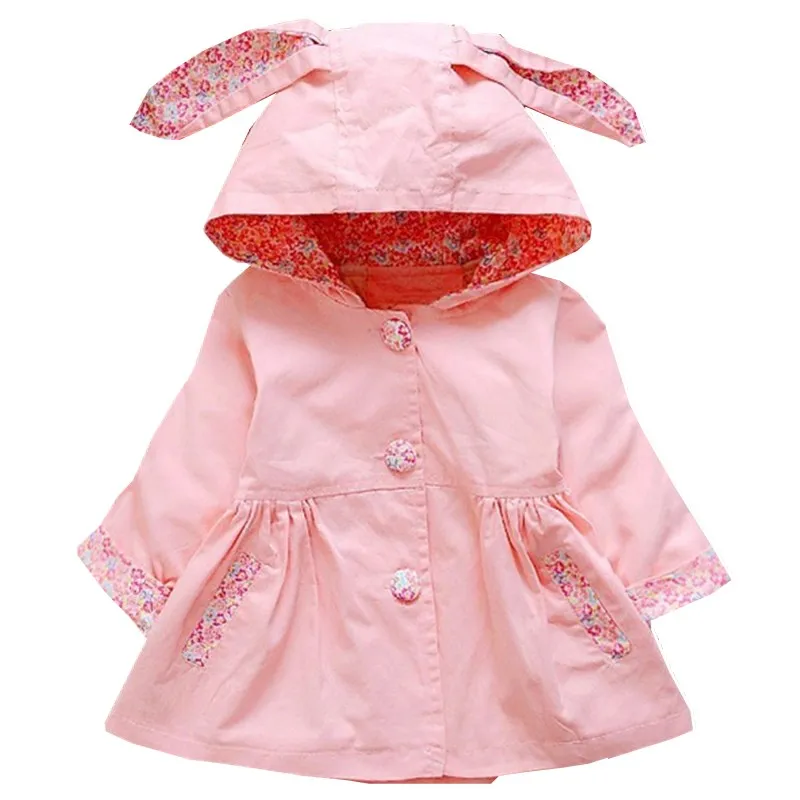 Куртка детская демисезонная с капюшоном на возраст 1- 5 лет ветровка цветочным