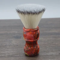 dscosmetic galaxy 26mm new flat top shaving brush with synthetic hair shaving brush knots for man wet shave
