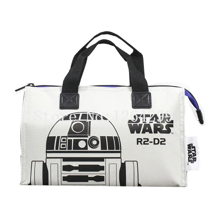 Новая мода Звездные войны R2-D2 для мальчиков и девочек водонепроницаемые нейлоновые сумки для обеда детские сумки для детей