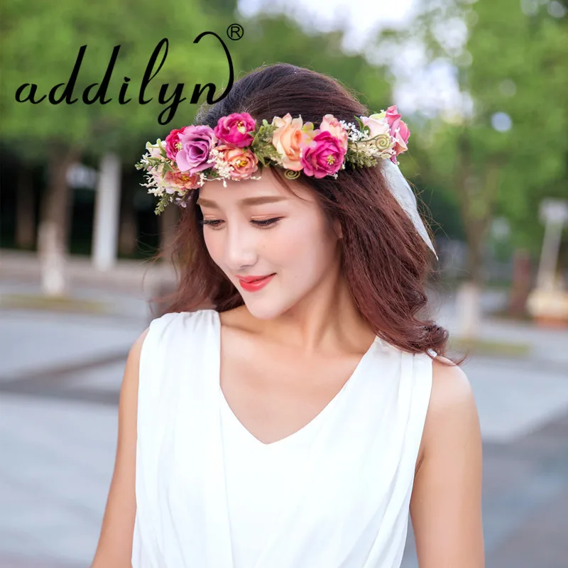 Addilyn девушка ткань цветок аксессуар для волос декоративный Пасхальный ободок