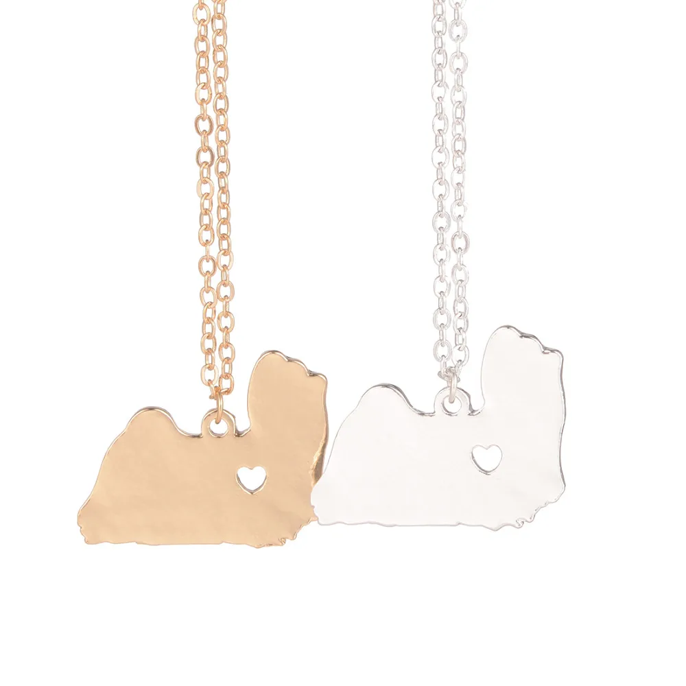 Цвета: золотистый серебристый 1 шт. Мальты Ожерелье Подвеска для собаки породы