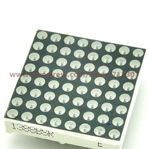 PHISCALE 4 шт. 8*8/8x8 светодиодная матрица Красный общий анод (CA) 3 7 мм 75 диаметр 38*38/38x38