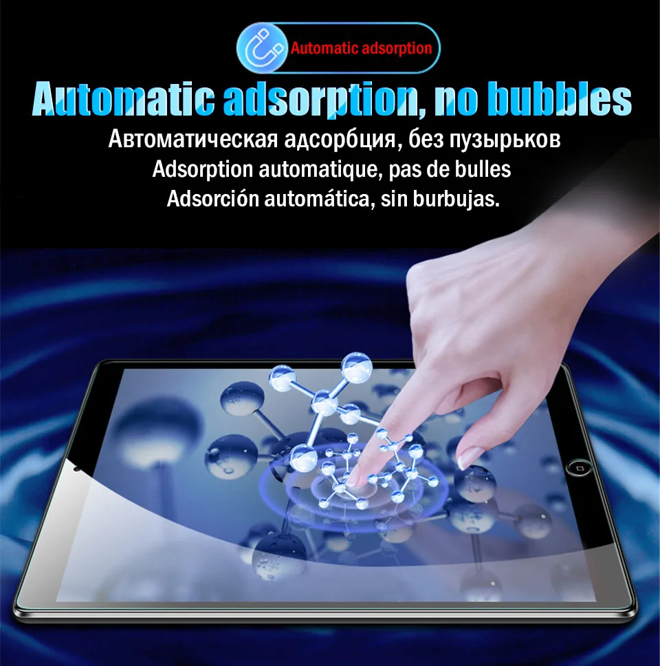 Полное покрытие из закаленного стекла для Apple iPad Air 1 2 Pro Защитное стекло для iPad 5 6 mini 1 2 3 4 прозрачная защитная пленка