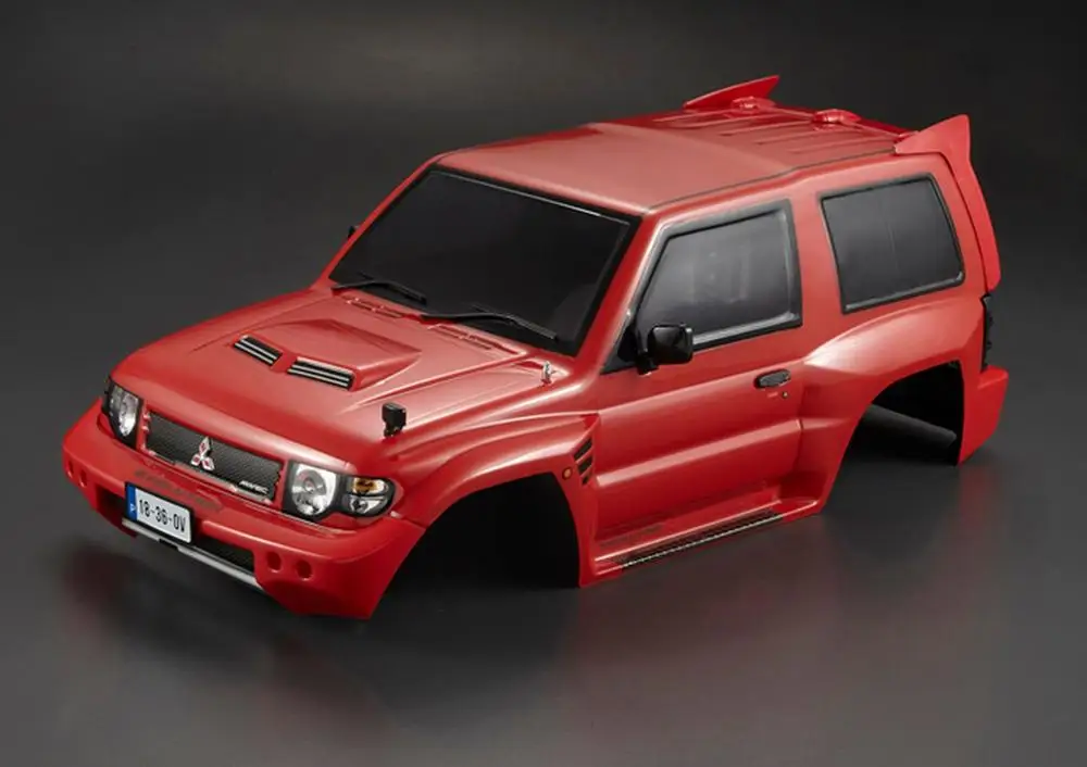 Killerbody 1/10 на дороге mitsubiisii PAJEROO EVO 1998 готовой корпус красный(с принтом) светильник ведра Собранный 48403 красный 48402 серебристый - Цвет: 48403
