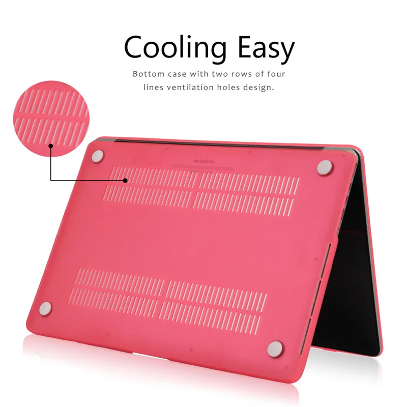 Для MacBook Air 13 чехол матовый прозрачный для Pro Retina 11 12 15 ноутбук защитник|cover for