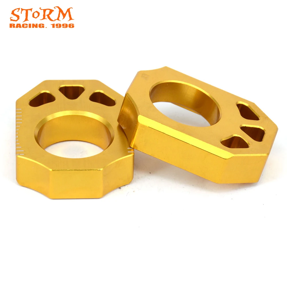 Мотоцикл CNC Золотая оси блок цепи регулятор для SUZUKI RMZ250 2004 2019 RMZ450 2005 RMX450Z 2010 2017