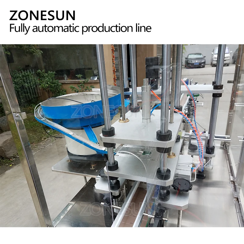 ZONESUN Автоматическая настольная стеклянная машина для духов спирта перекиси
