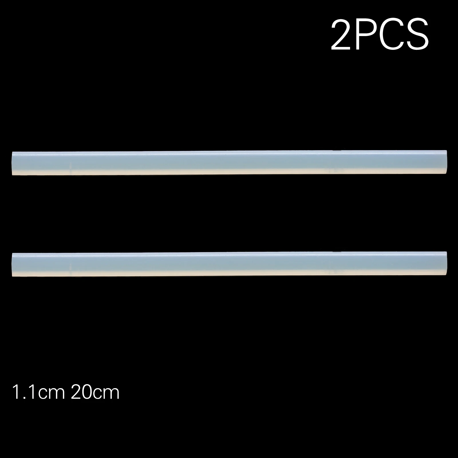 Палочки термоплавкие прозрачные для клеевого пистолета 11x200 мм 2 шт.|hot melt glue sticks|11mm