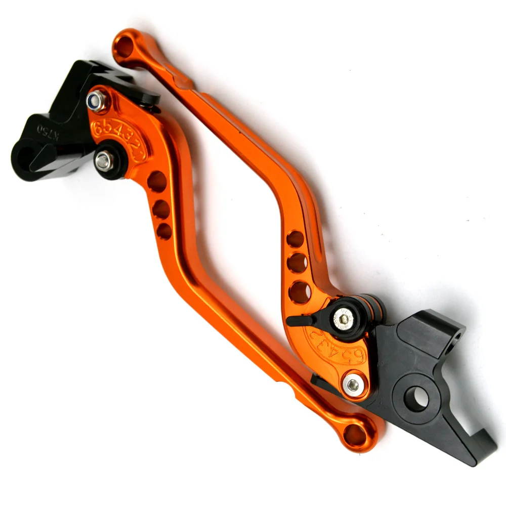 Regular-Orange Короткие и длинные для TRIUMPH 675 Street Triple Speedmaster Америка/LT аксессуары мотоциклов ЧПУ Рычаги Тормозная система сцепления - Цвет: Regular-Orange