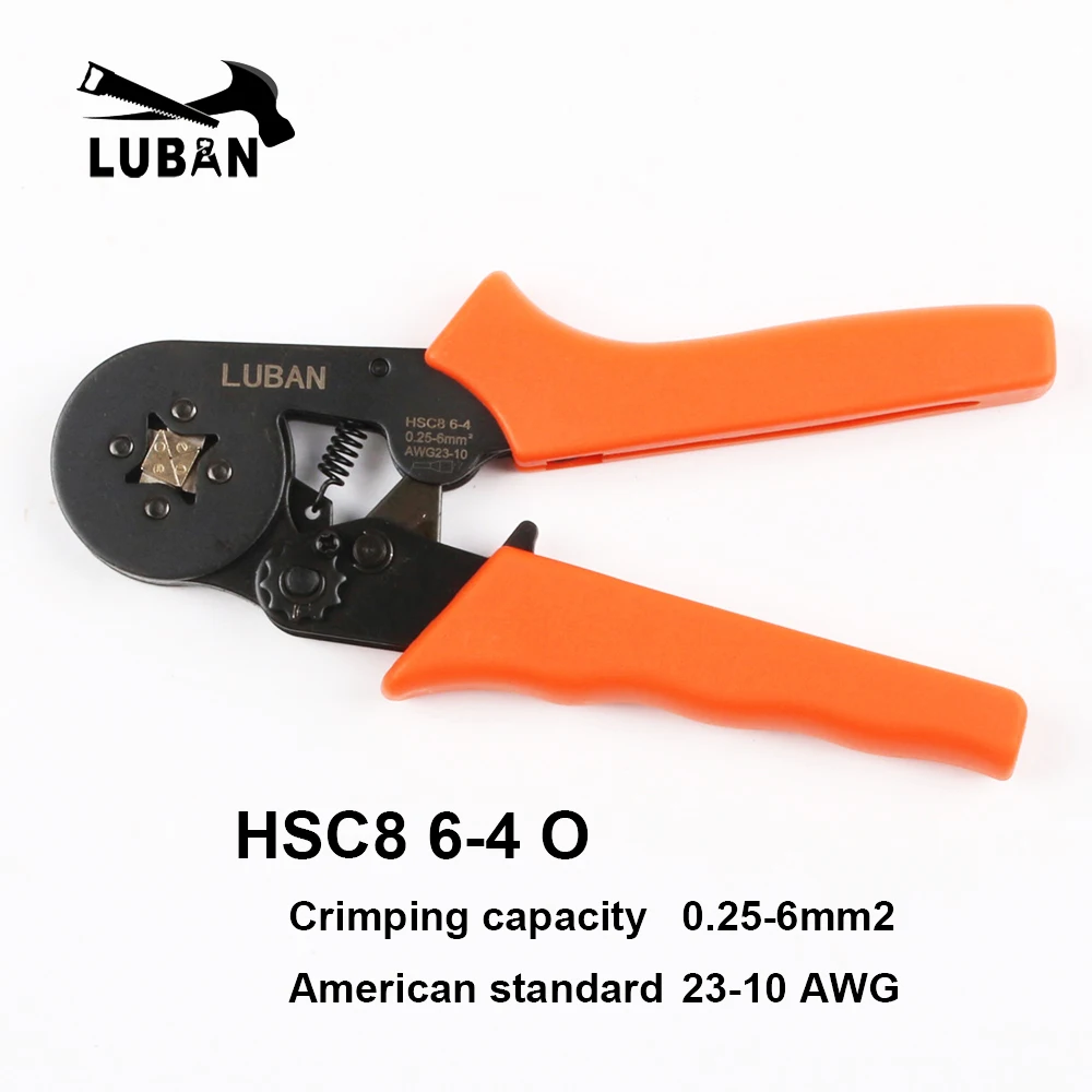 HSC8 6 4B 4A мини зажим Обжимные Щипцы 0 25 мм2 клеммы обжимные инструменты Мультитул