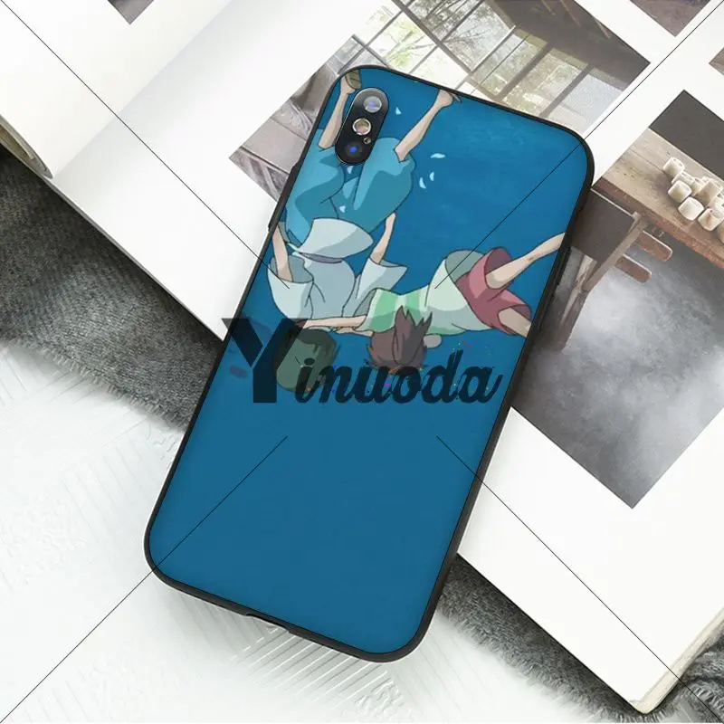 Yinuoda мультфильм студия Ghibli Унесенные спирали Тоторо чехол для телефона Apple iPhone 8 7 6