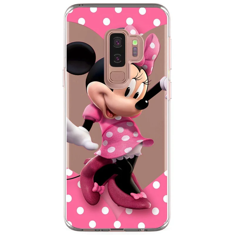 Для Samsung Galaxy S9 S9Plus S8 Plus S7 edge Note 8 A3 A5 2017 TPU цветной мягкий чехол с изображением Микки