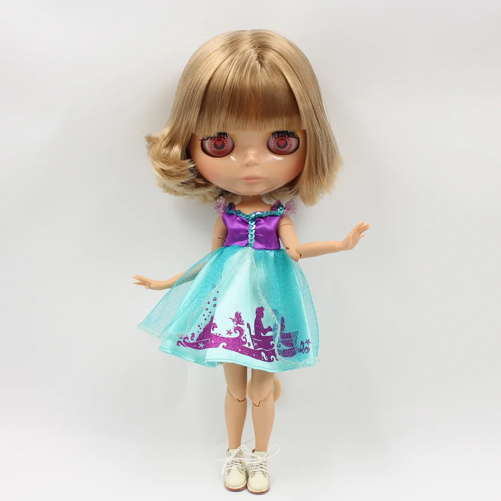 Ледяная Обнаженная фабричная кукла Blyth No.130BL3504 коричневые волосы для суставов