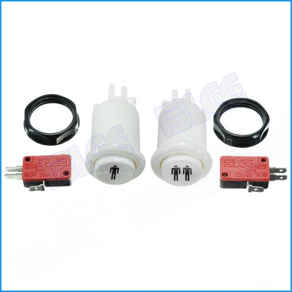 Аркадный кнопочный переключатель 10X в американском стиле для MAME Jamma Game Long Microswitch